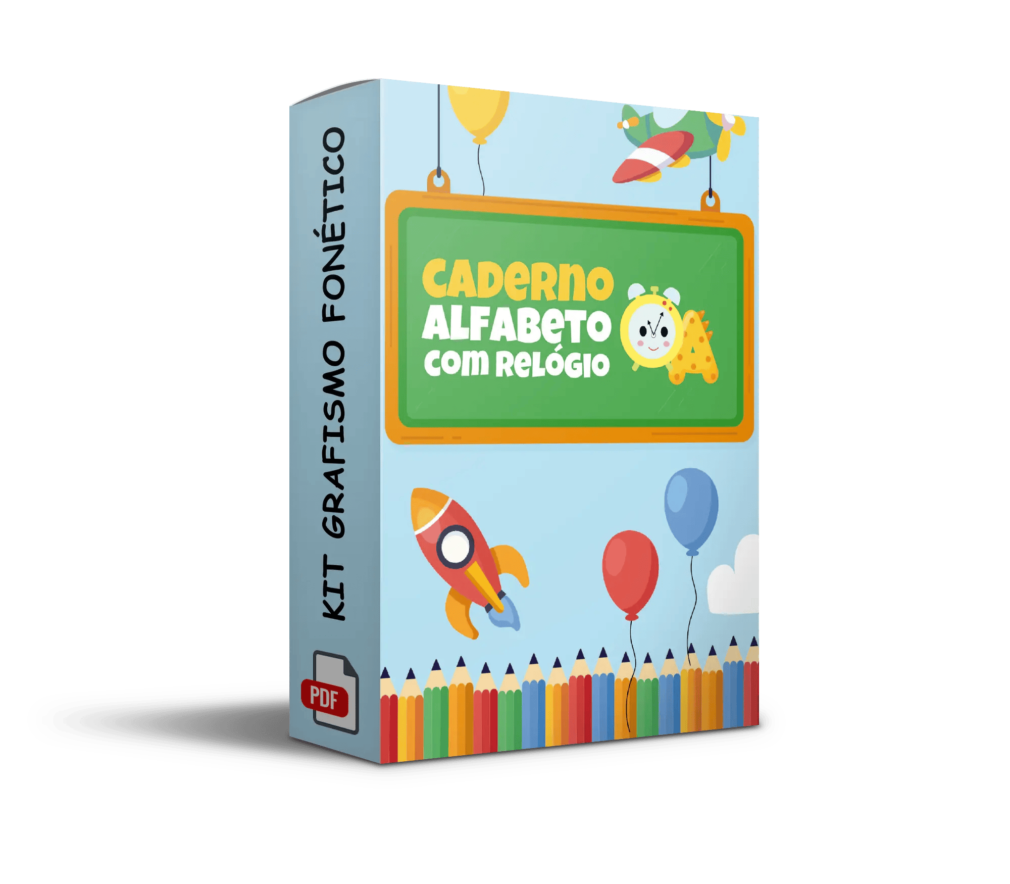 Bônus 04: Caderno Alfabeto com Relógio