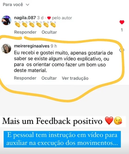 Depoimento de mãe satisfeita